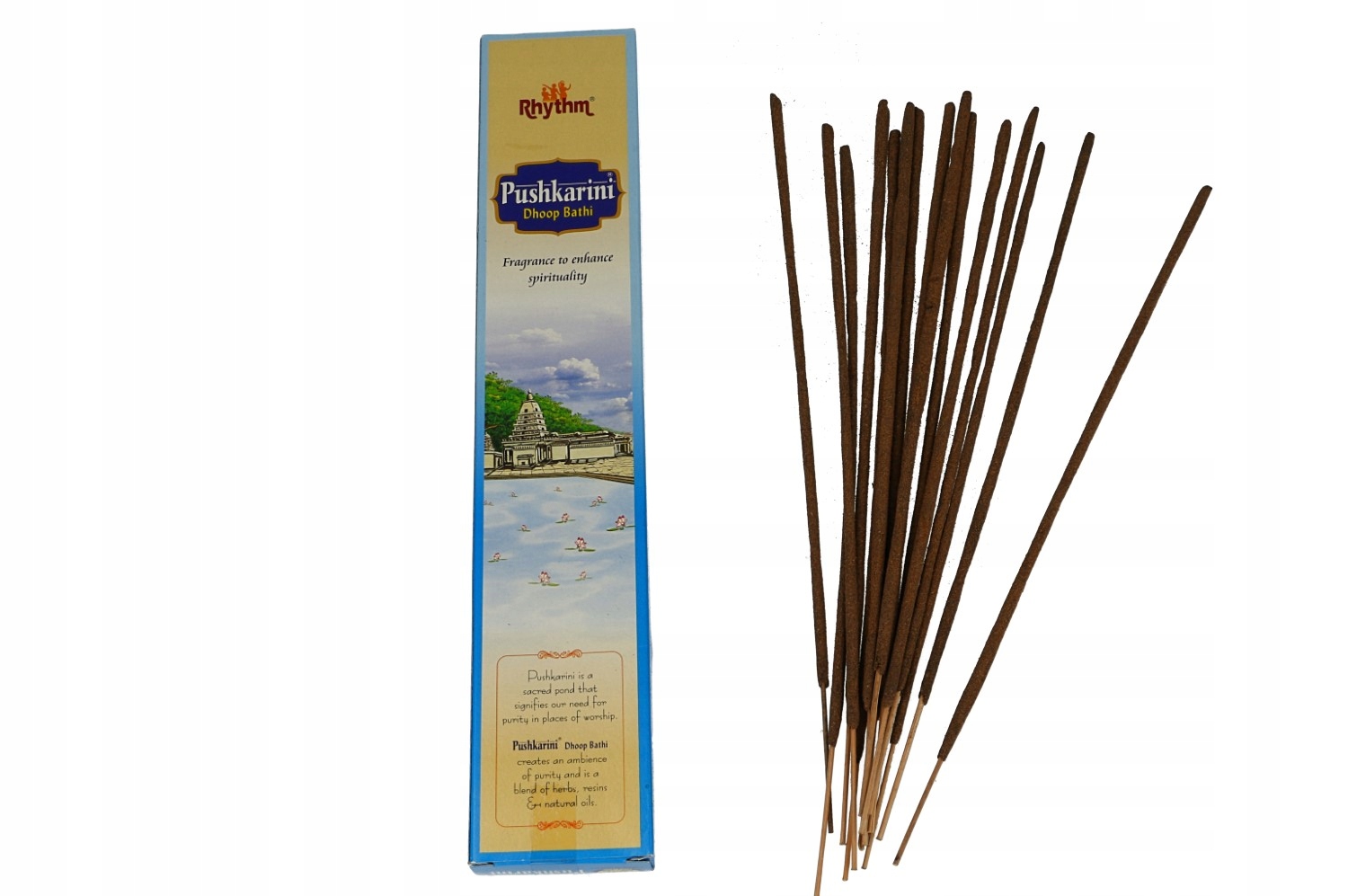 

Kadzidełko pyłkowe naturalne Pushkarini Rhytm