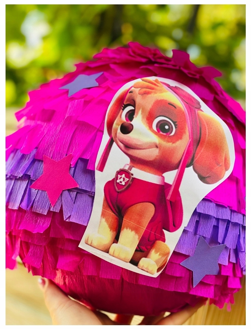 PINIATA PSI PATROL SKYE PINATA + 5 GRATISÓW Marka MamFrajde