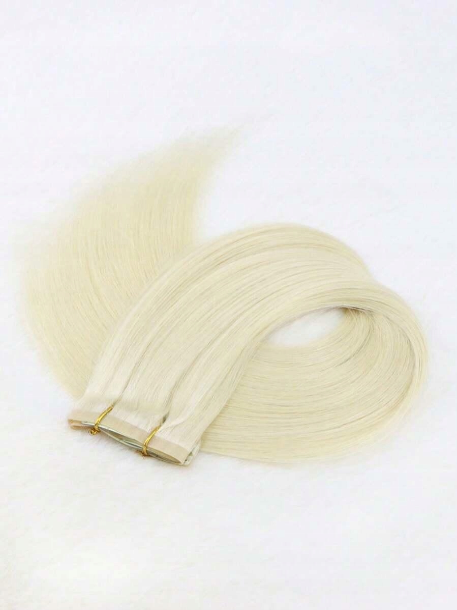 Shein Připínací Blond Pásmo Clip In Příčesek ZT2__50 CM