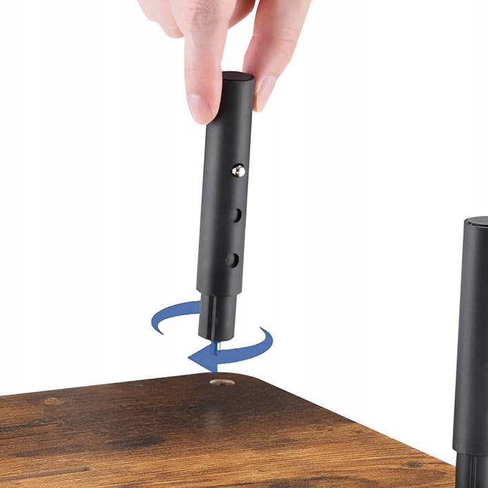 PODSTAWKA POD MONITOR LAPTOP PÓŁKA Z SZUFLADĄ NADSTAWKA REGULOWANA LOFTOWA EAN (GTIN) 5902340331446