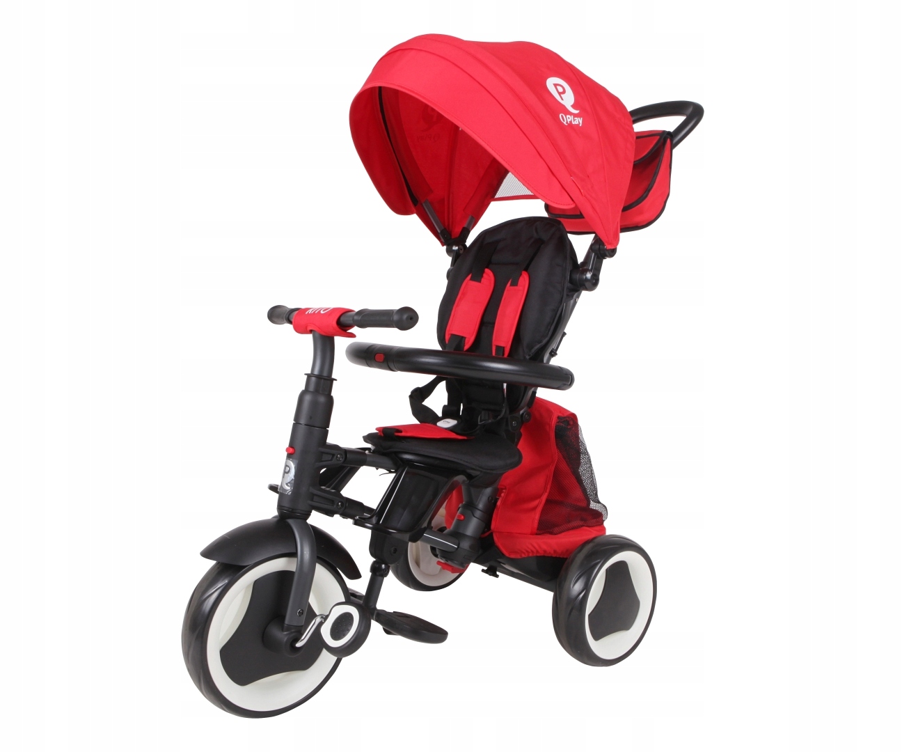 Qplay Rowerek Trójkołowy Rito Plus Red na roczek