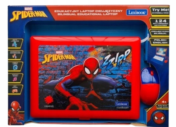 Lexibook Spiderman edukacyjny laptop dla dzieci