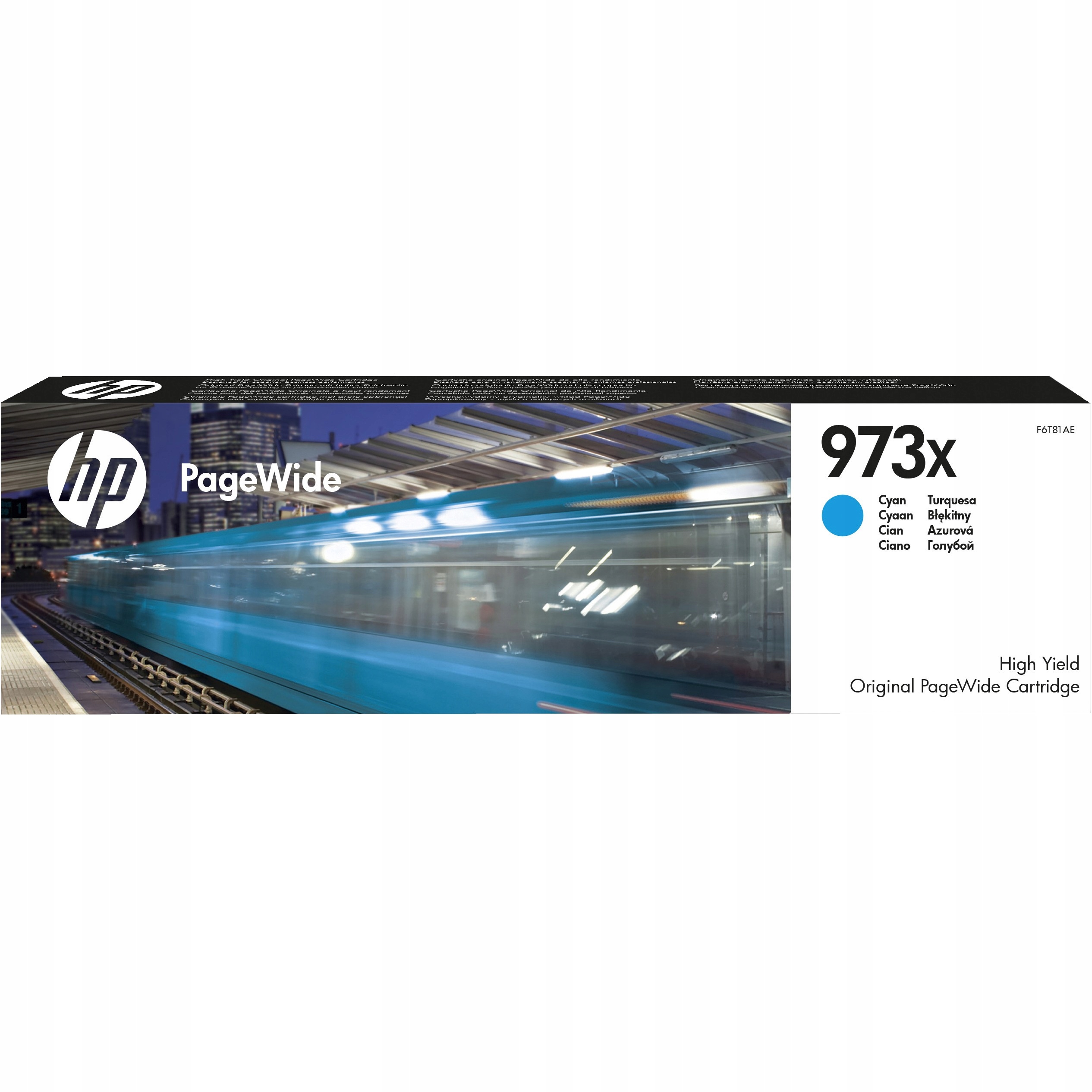 Hp PageWide Pro 452 477 Tusz Cyan 973X 7000 stron 86 ml