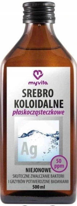 

MyVita Srebro koloidalne niejonowe 50ppm 500ml