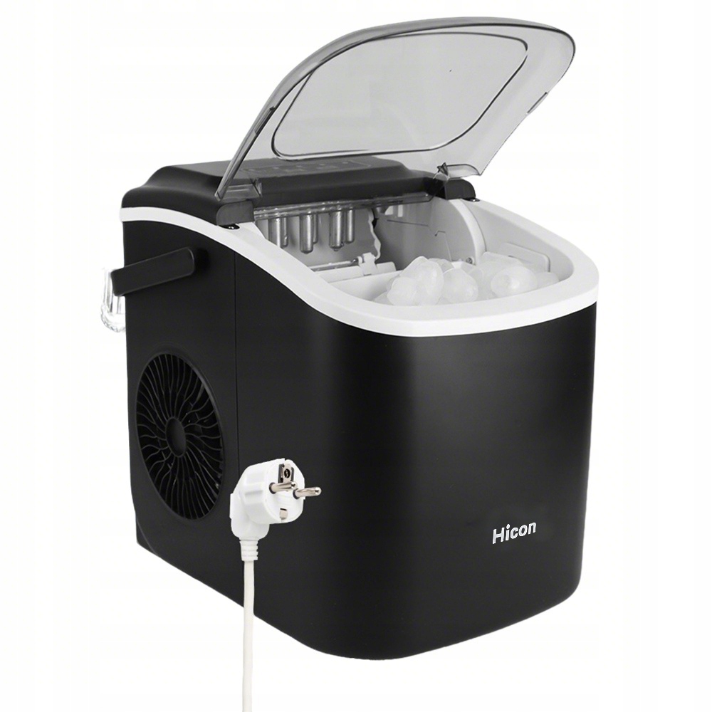 Výrobník Ledu 12 Kg Domácí Stroj Na Kostky 95 W Expresní Led Tichý