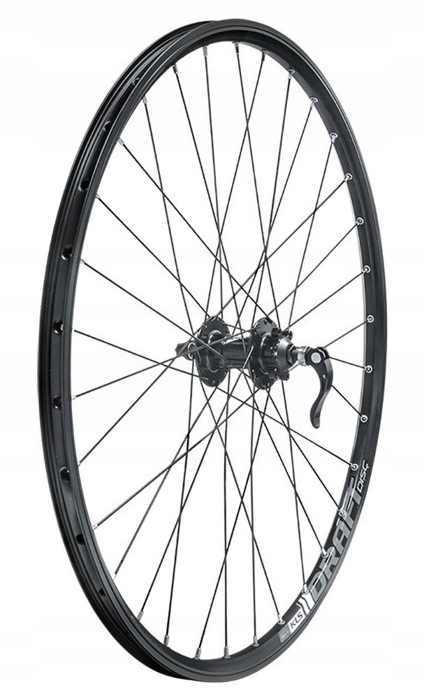 Koło 27,5 przód Kellys Kls Draft Disc czarne zacisk