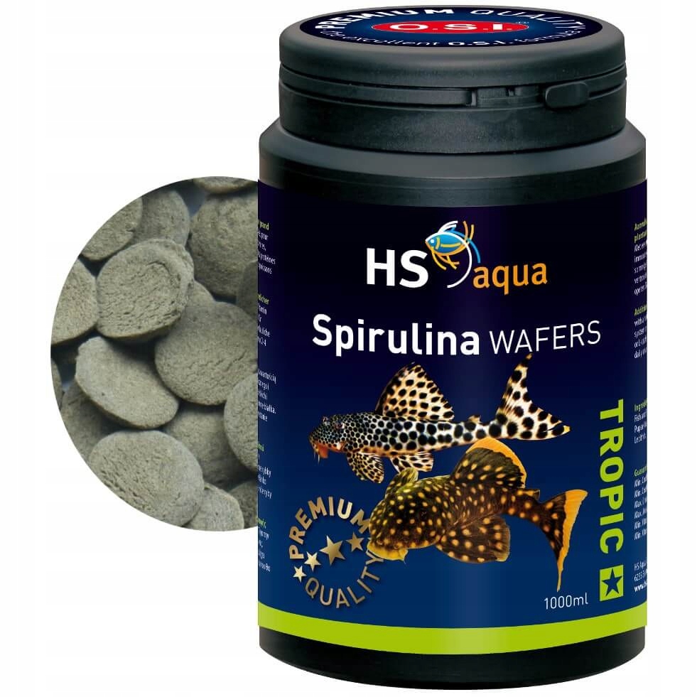 Hs Osi Spirulina Wafers 1000ml 600g krmivo pro ryby