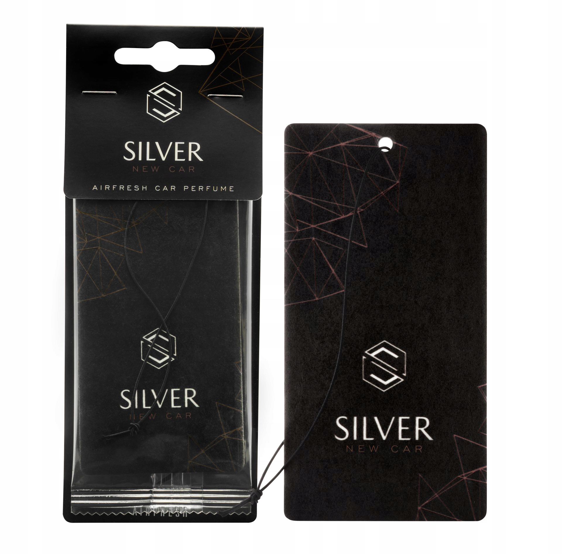 ZAWIESZKA ZAPACHOWA AIRFRESH SILVER, NEW CAR