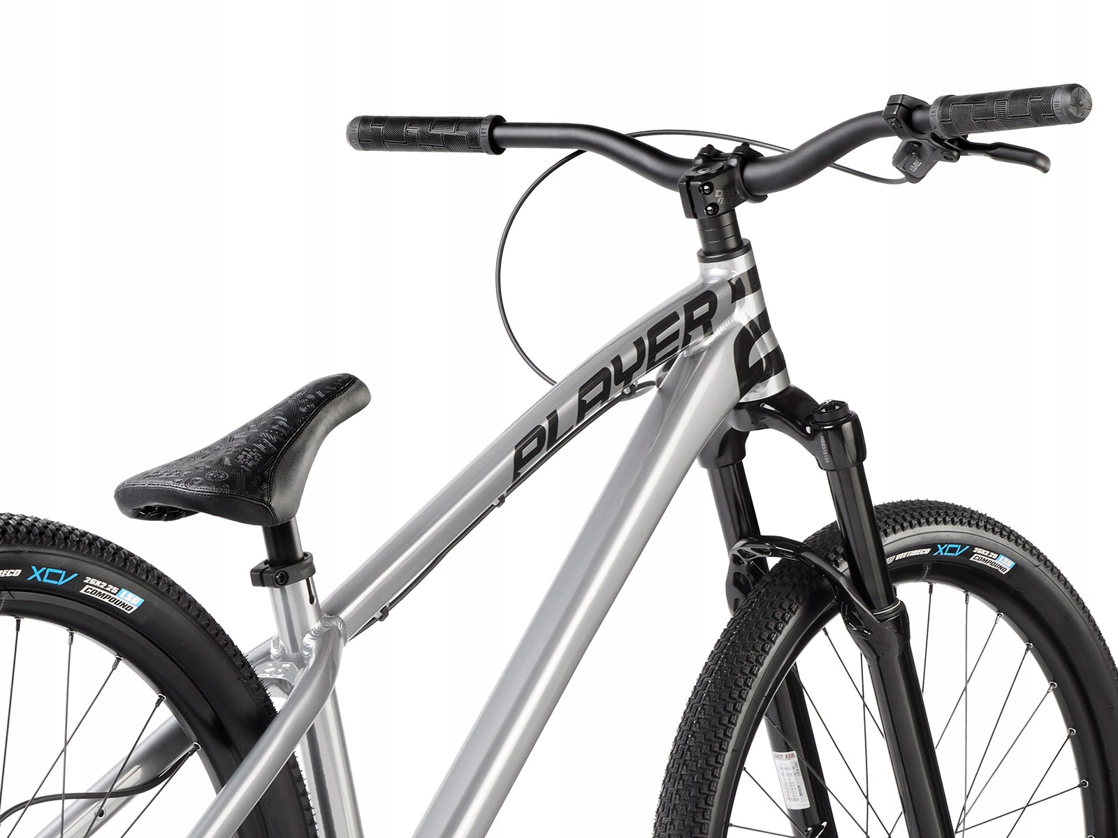 Rower DARTMOOR Two6player Evo Dark Chrome połysk, Long Kolor srebrny