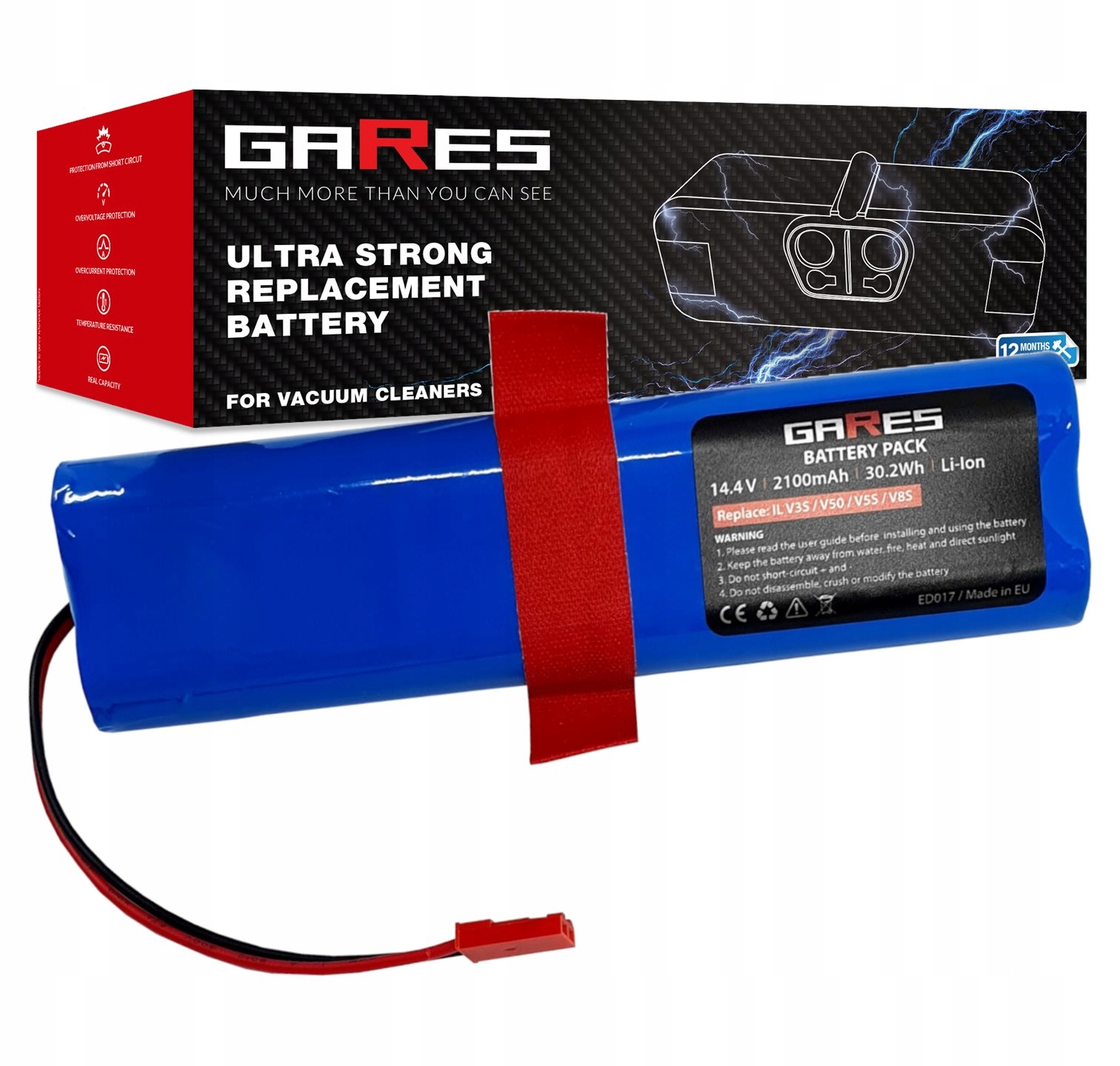 Baterie Akumulátor pro Ilife V80 B5 Max S5 Pro 14,4V 2,1Ah