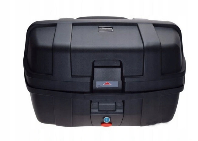 KUFER MOTOCYKLOWY BAGAŻNIK NA 2 KASKI 47L OPARCIE