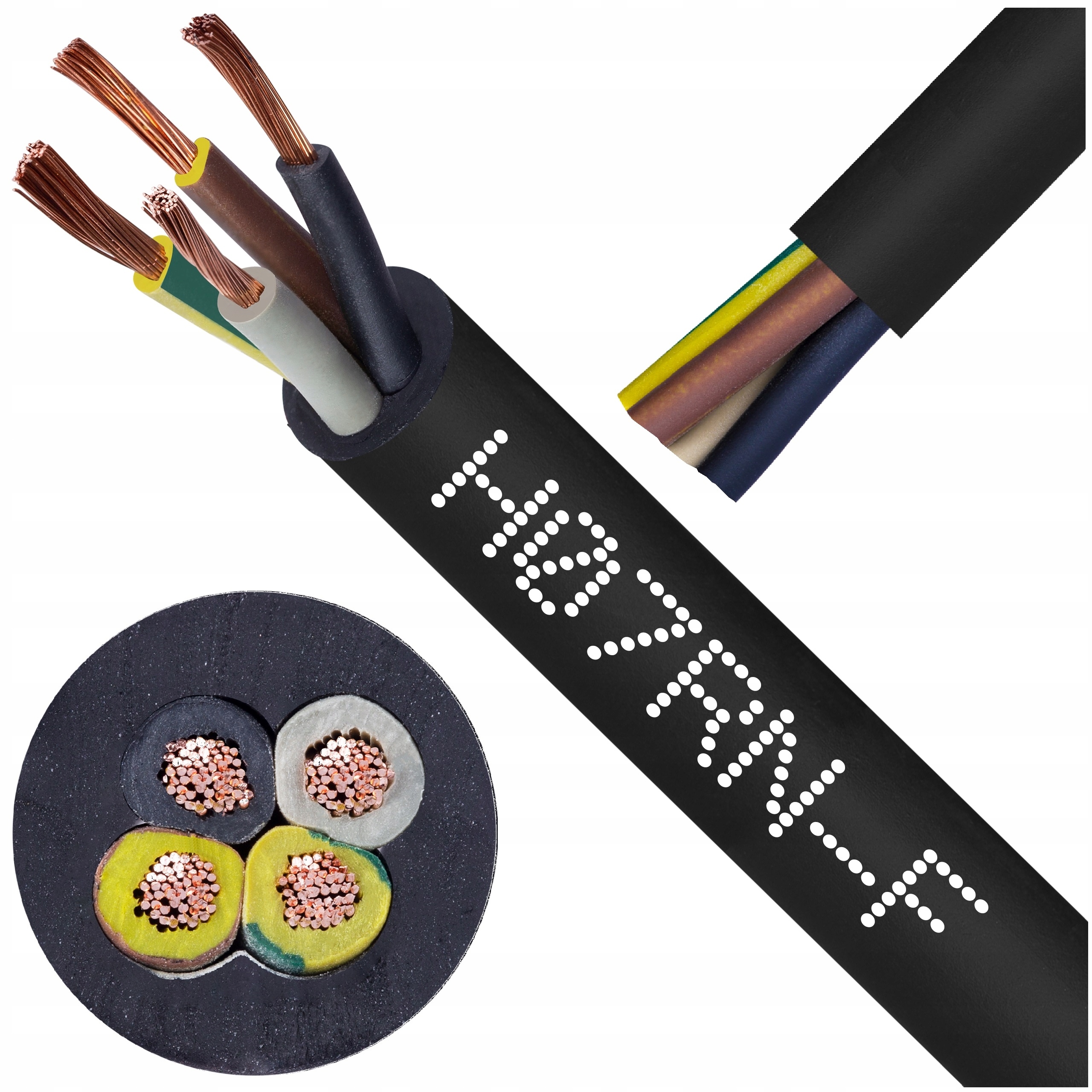 

Przewód kabel w gumie guma Onpd H07RN-F 4x1,5 mm2
