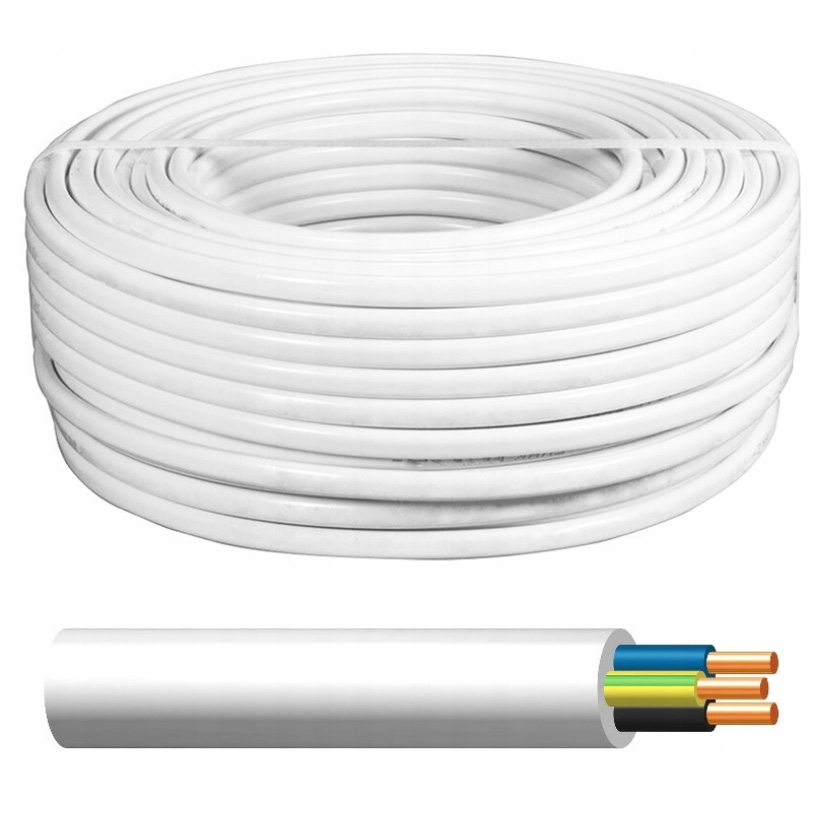 Przewód instalacyjny Aks Zielonka Ydy 3x1,5 mm 450 750V 50 m