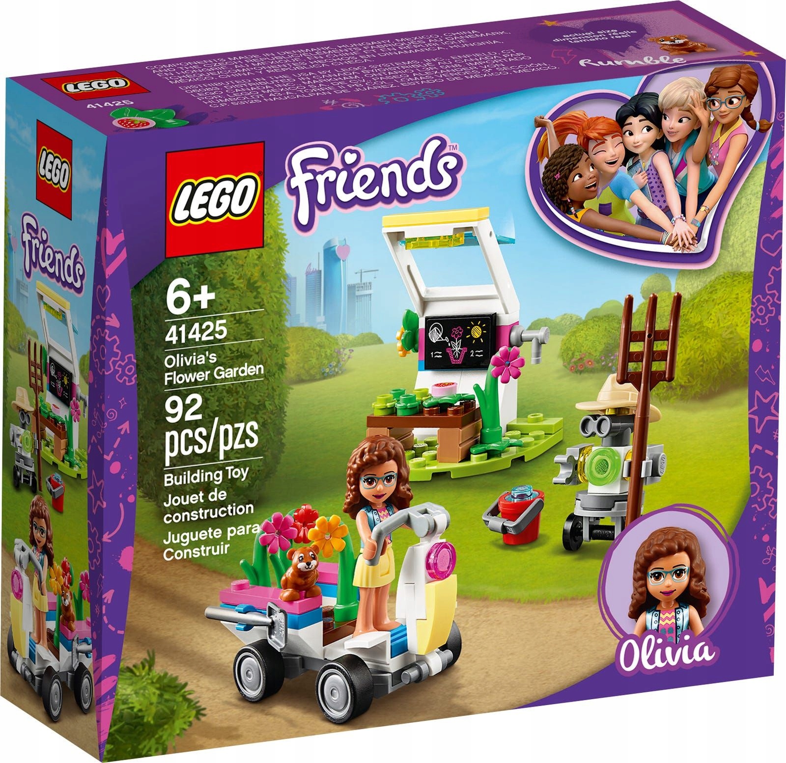 

Nowe Lego Friends 41425 Kwiatowy Ogród Olivii