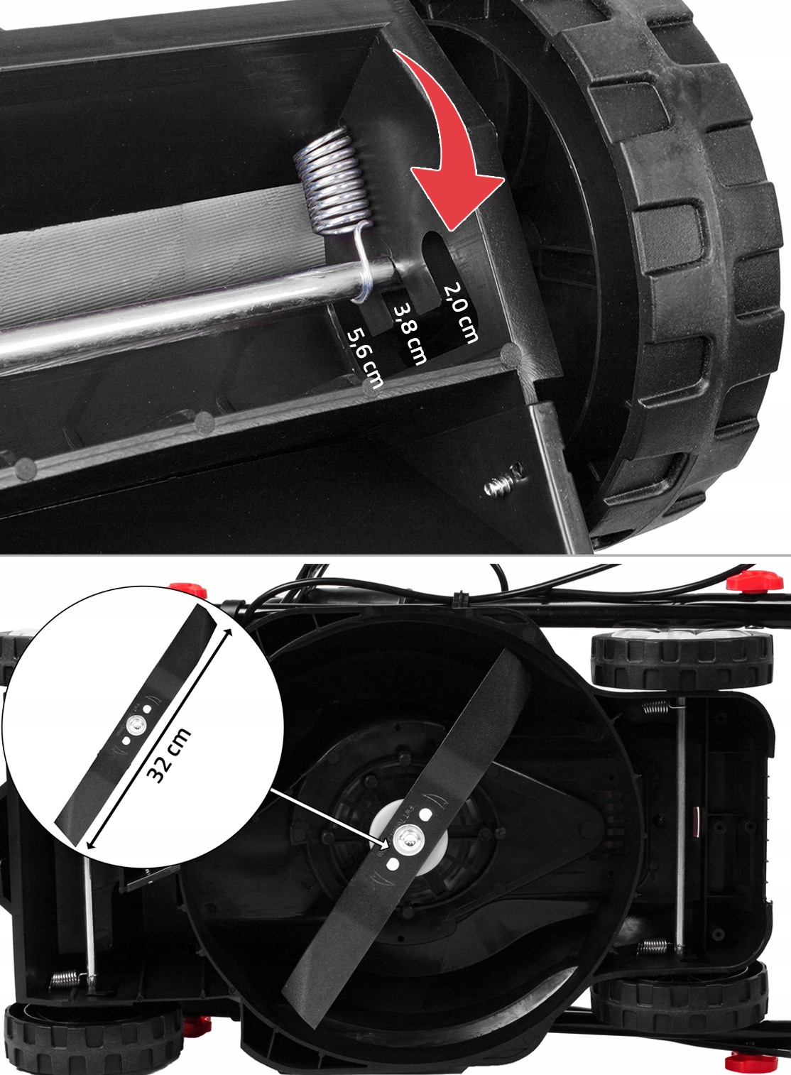 KOSIARKA ELEKTRYCZNA LEKKA MOCNA DO TRAWY DUŻY KOSZ 30L 2100W MALTEC Kod producenta 5901924226598