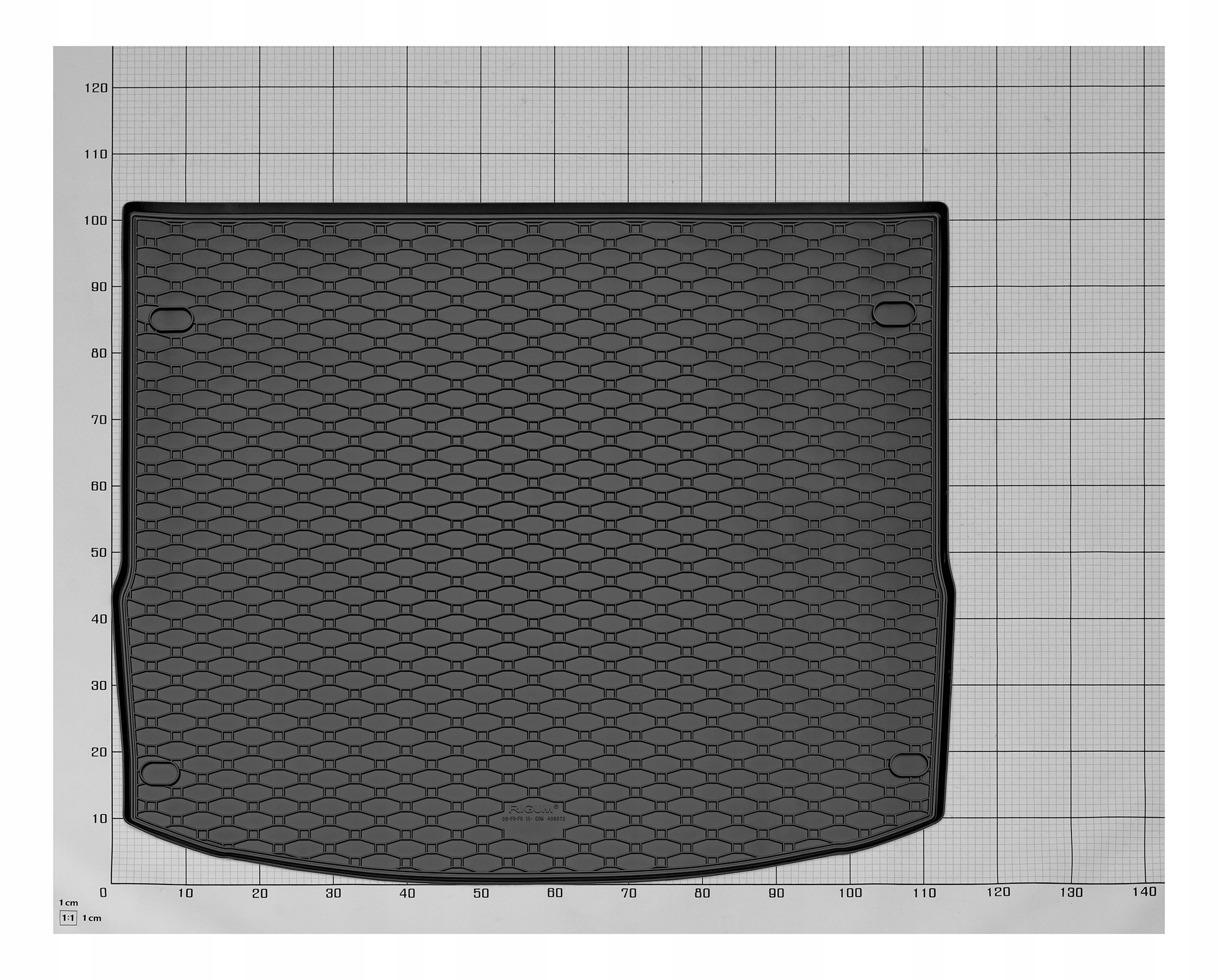 Zestaw dywaników do Ford Focus Kombi od 2011 do 2018 Materiał guma