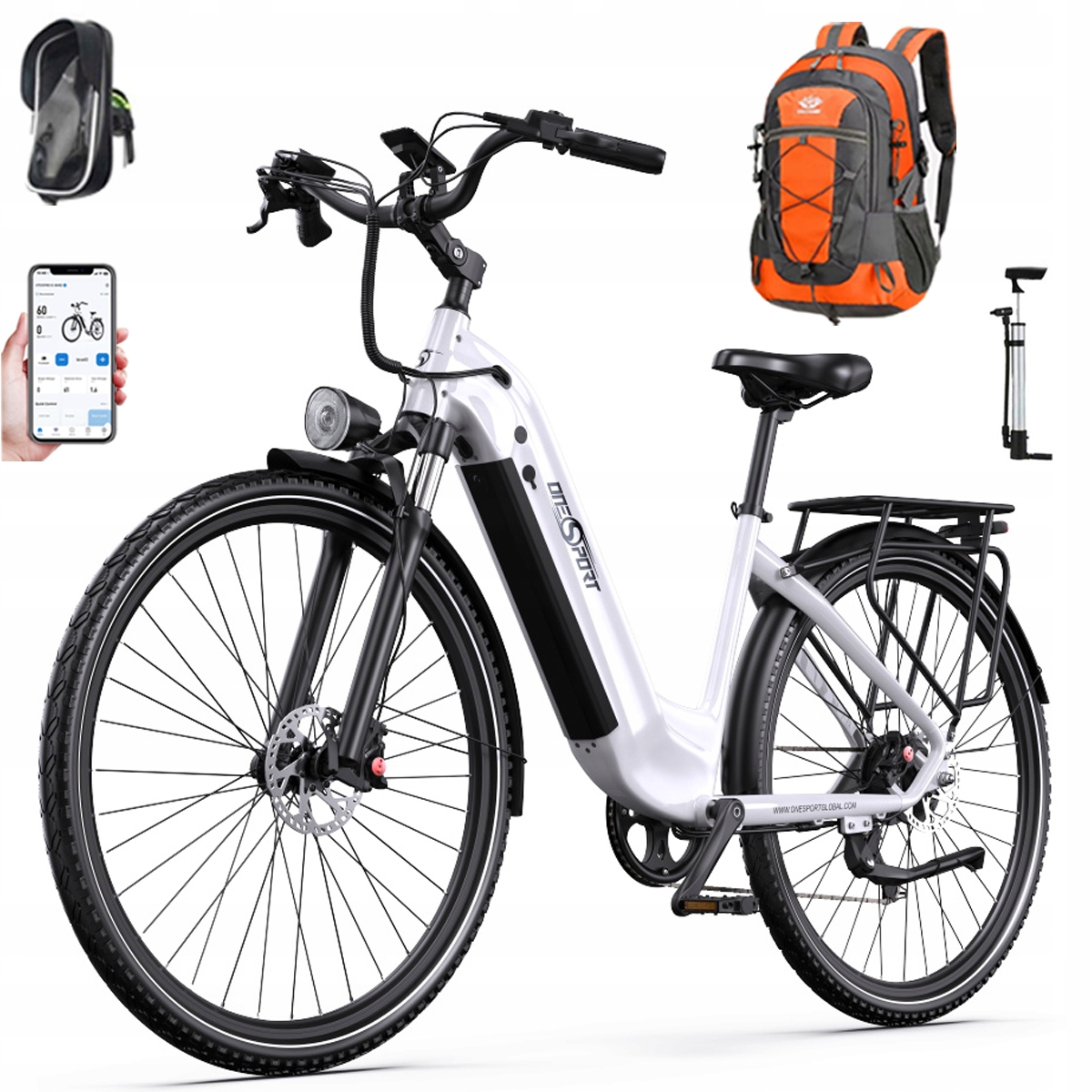 Elektrokolo Onesport OT05 pro 36V 22.5Ah 140 km Pánské/Dámské kolo 27,5"