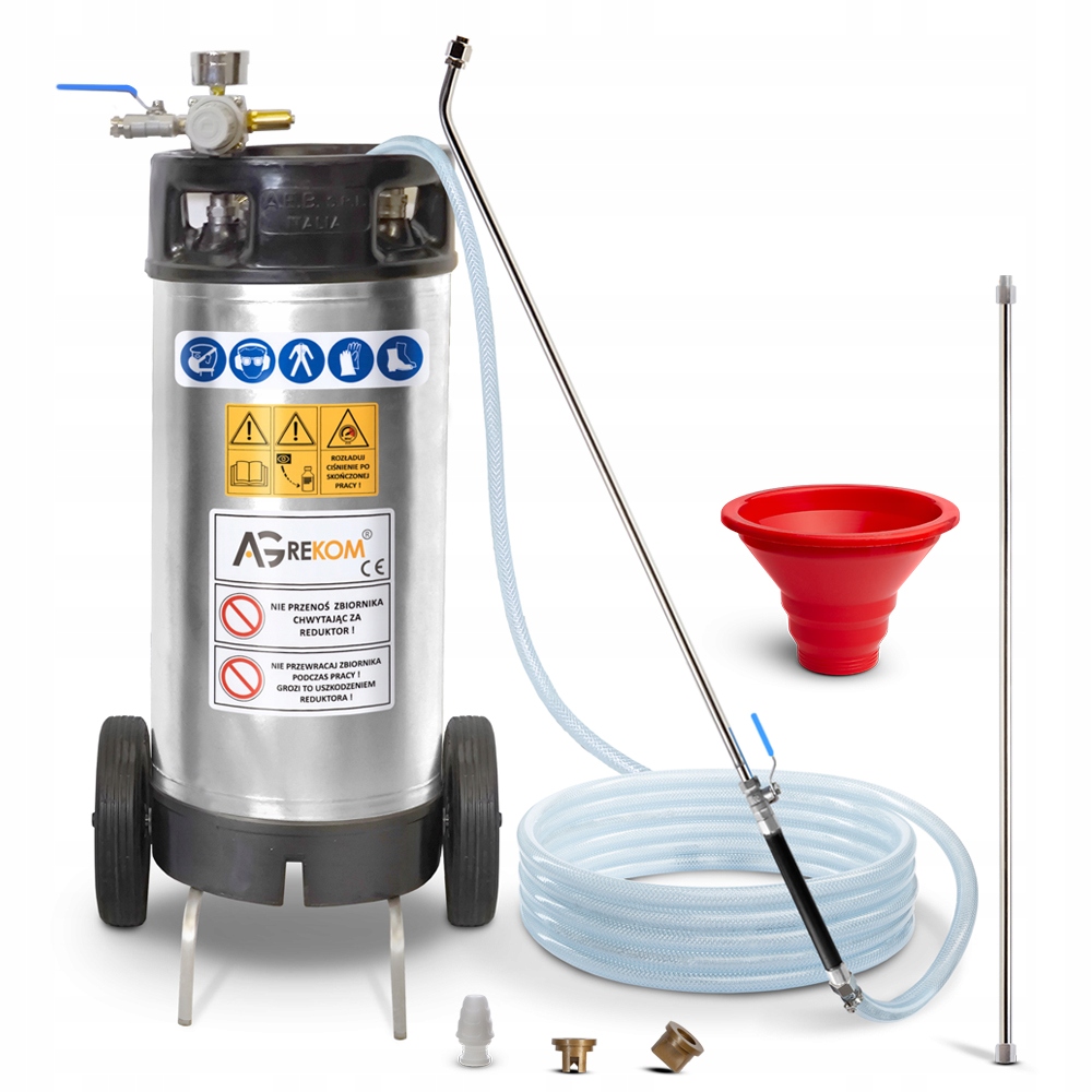 BIELARKA agregat do wapna emulsji kompresor zawór