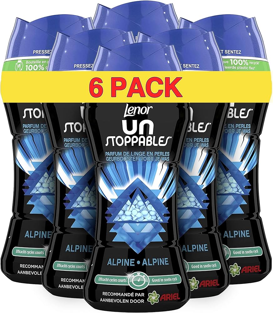 Levně Lenor Un Stoppables Perličky oplachové krystalky Alpine 224g x6