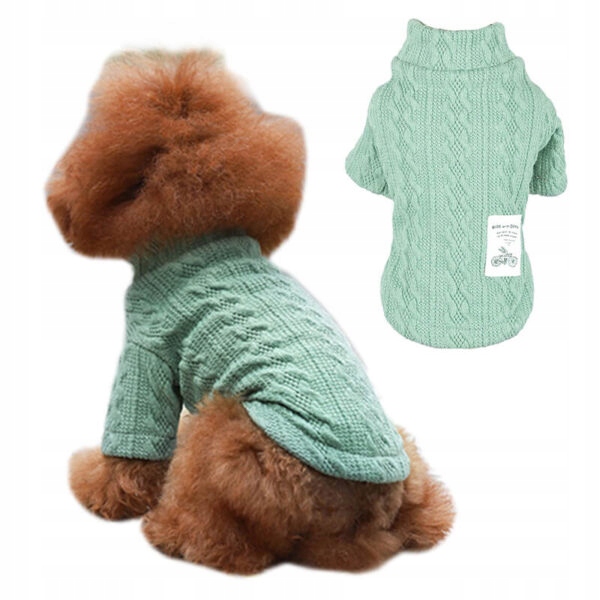 

Sweter dla psa Gianni Miętowy M