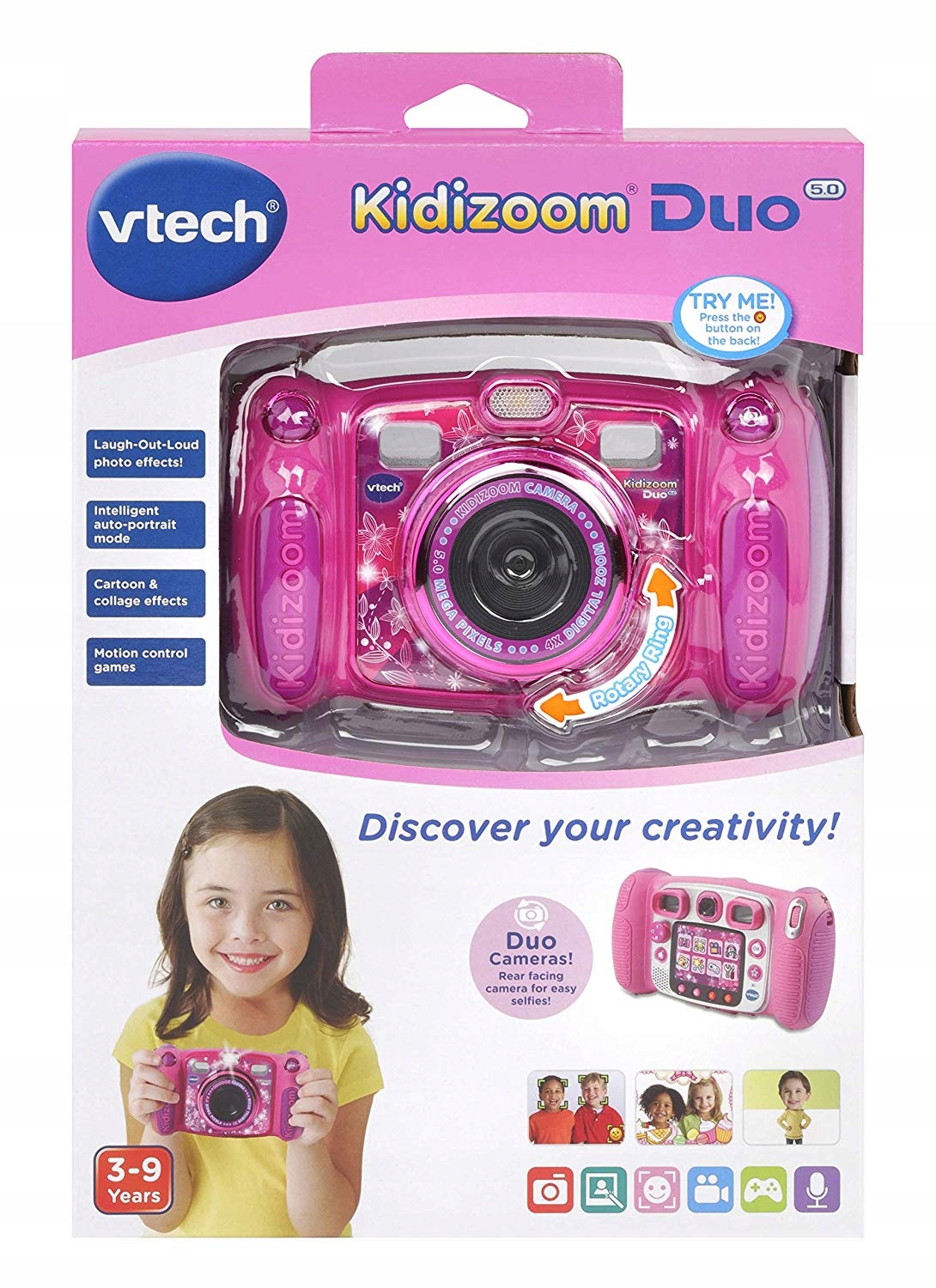 Aparat VTECH KIDIZOOM DUO 5.0 MPIX - RÓŻOWY Marka VTech