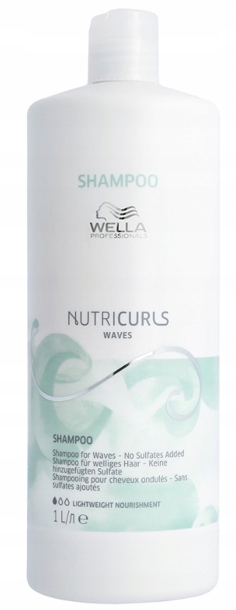 Wella Szampon Do Włosów Falowanych Nutricurls 1000ML