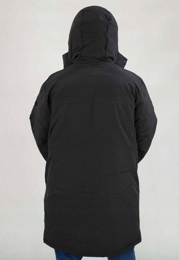 Pánská prošívaná parka Alpha Industries s kapucí , velikost XL