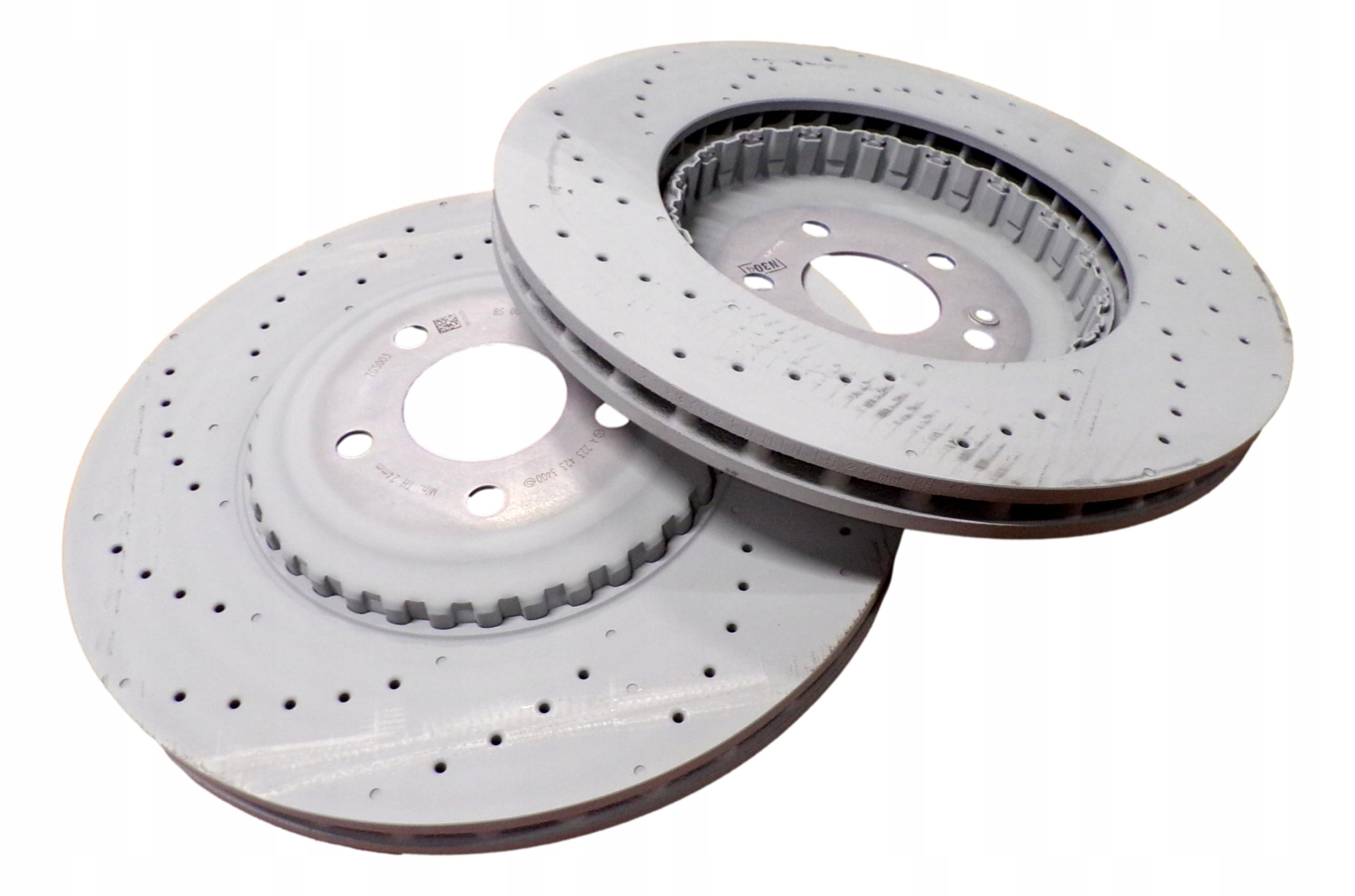 Mercedes S-klasa W223 Kotouče zadní 2ks Oe