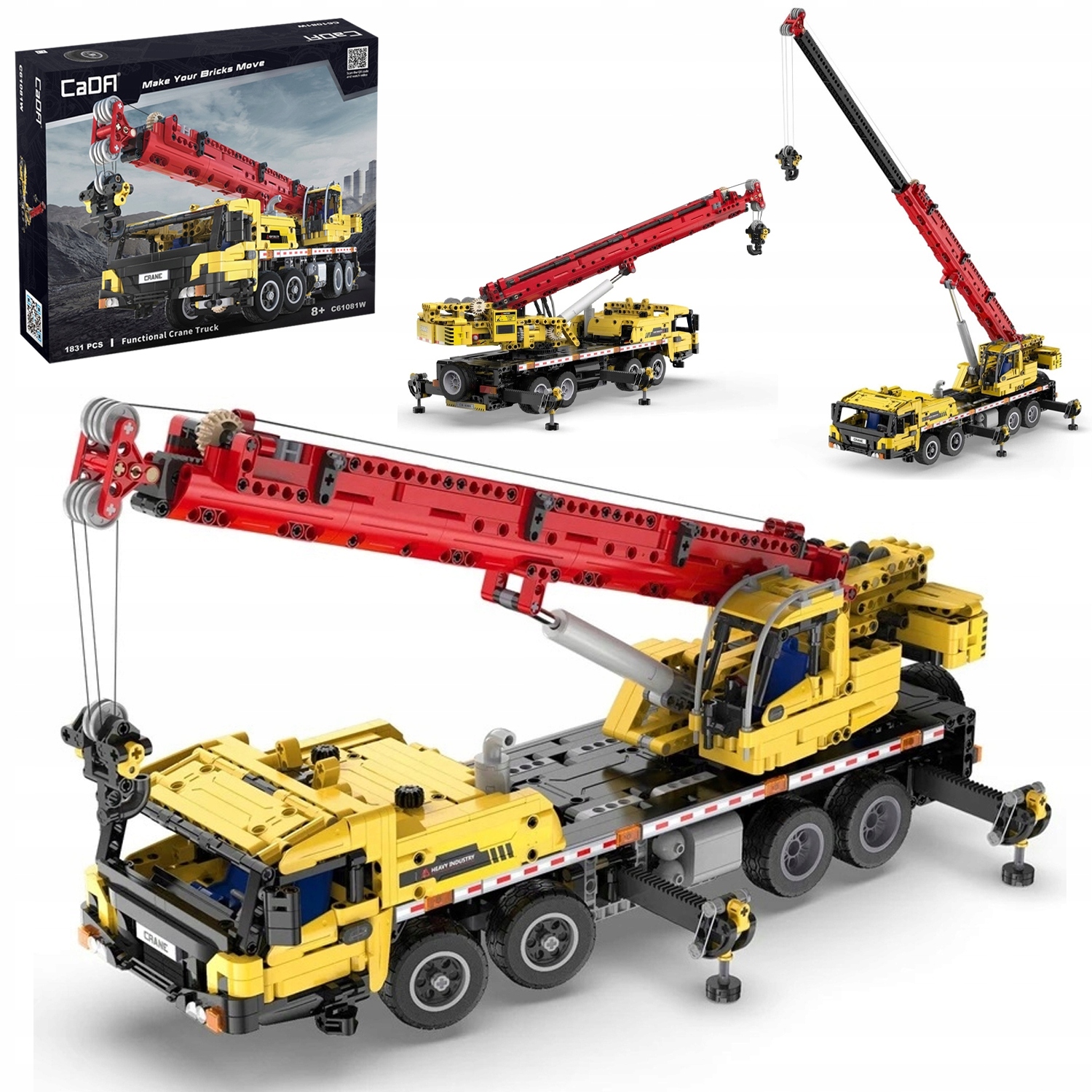 

Klocki Technic Wielka Ciężarówka Dźwig Żuraw 1831e