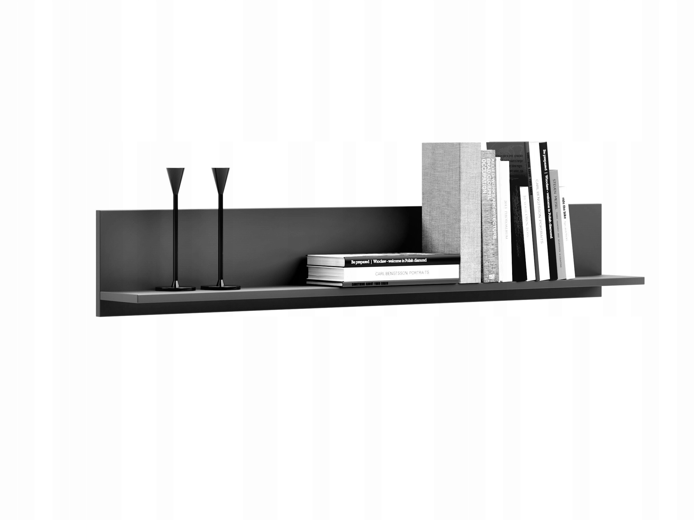 

Półka wisząca Shelf 100 cm ścienna solidna salon