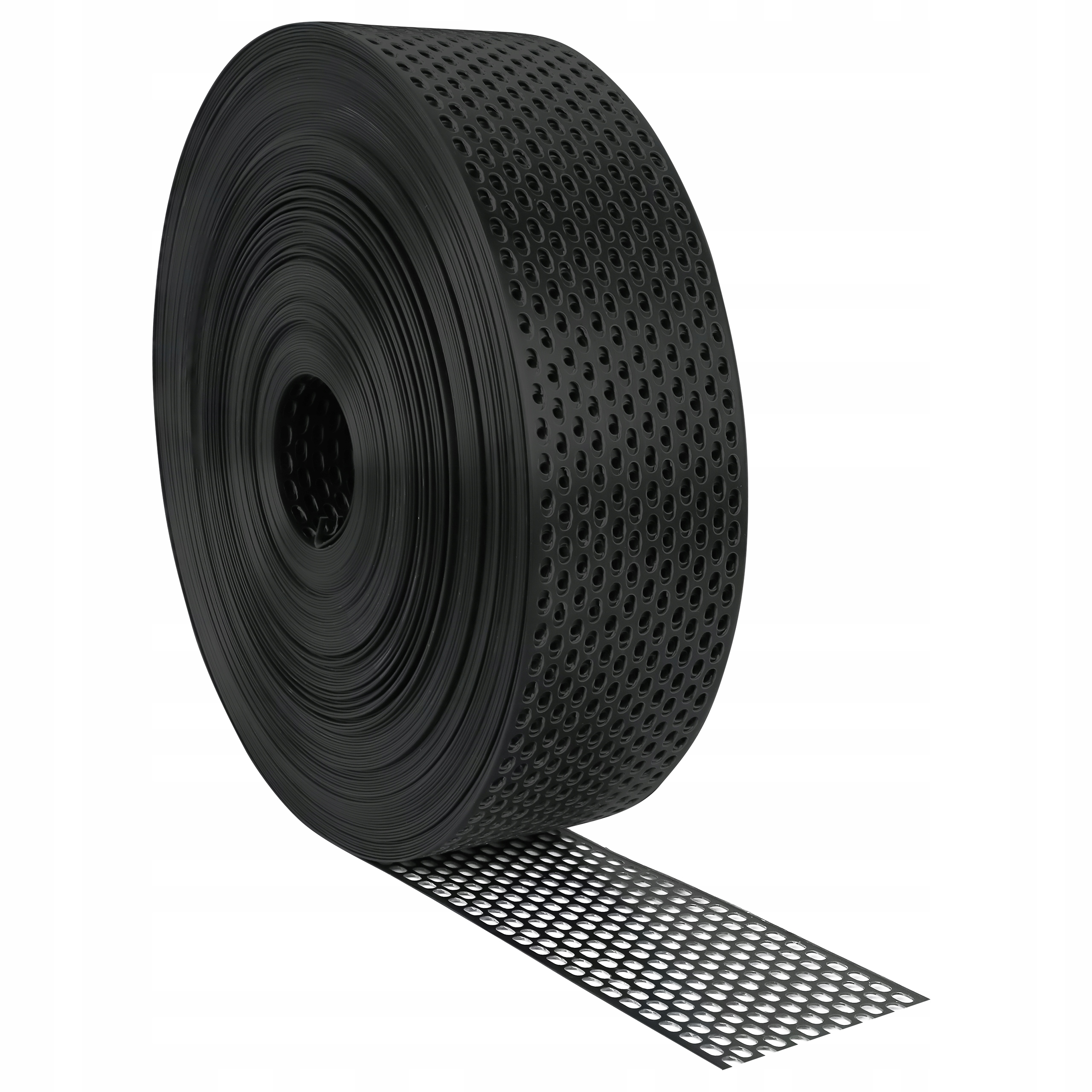 Kratka okapowa okapu Pvc 80mm x 60 m Ral 9005 czarna Eurovent
