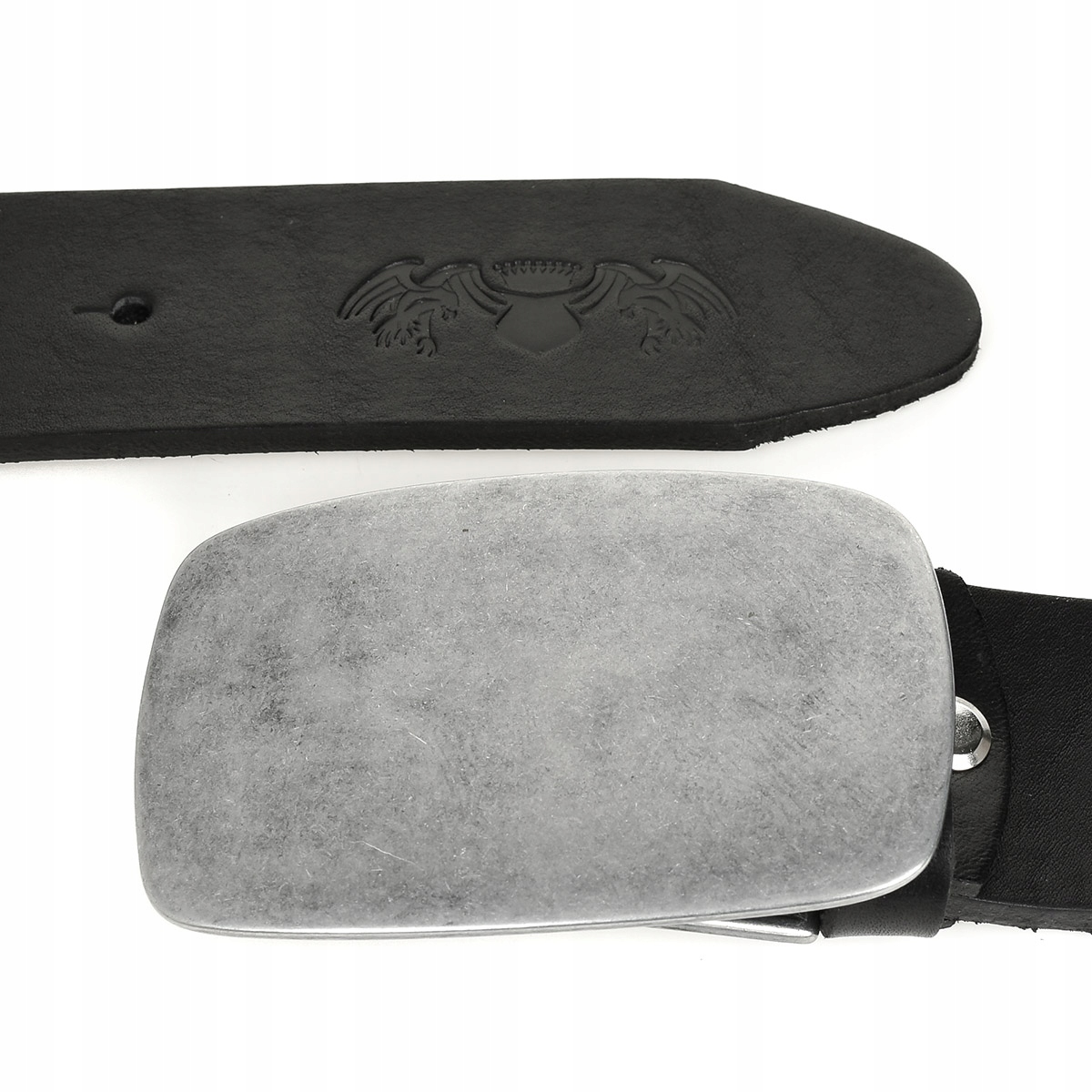 Skórzany pasek do spodni klamra premium BELTIMORE Model W38