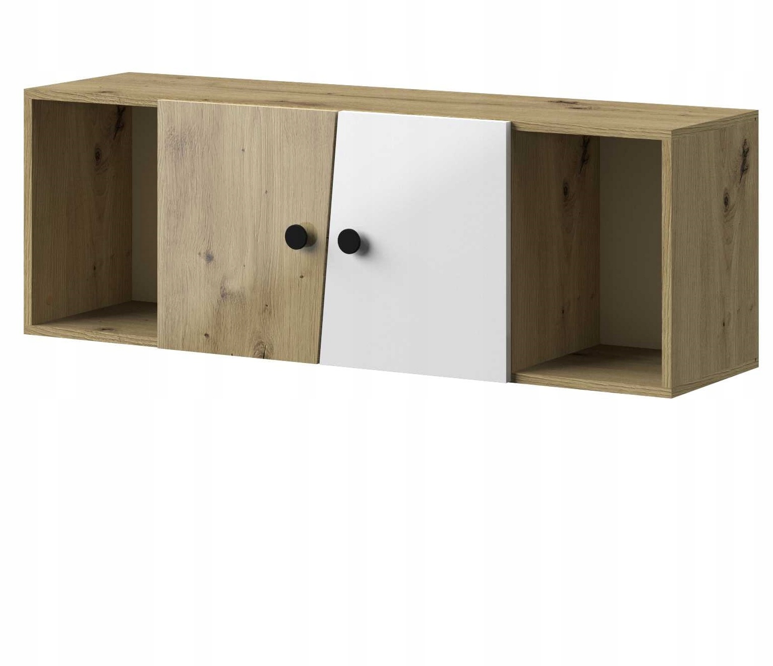 

szafka wisząca zamykana półka duża połysk Nero 13