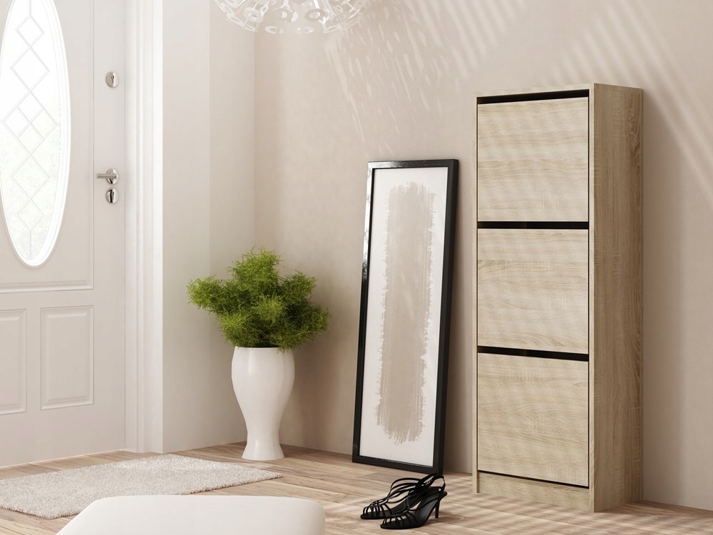 SZAFKA NA OBUWIE 50 BUTY KORYTARZ DĄB SŁUPEK REGAŁ Marka ATS