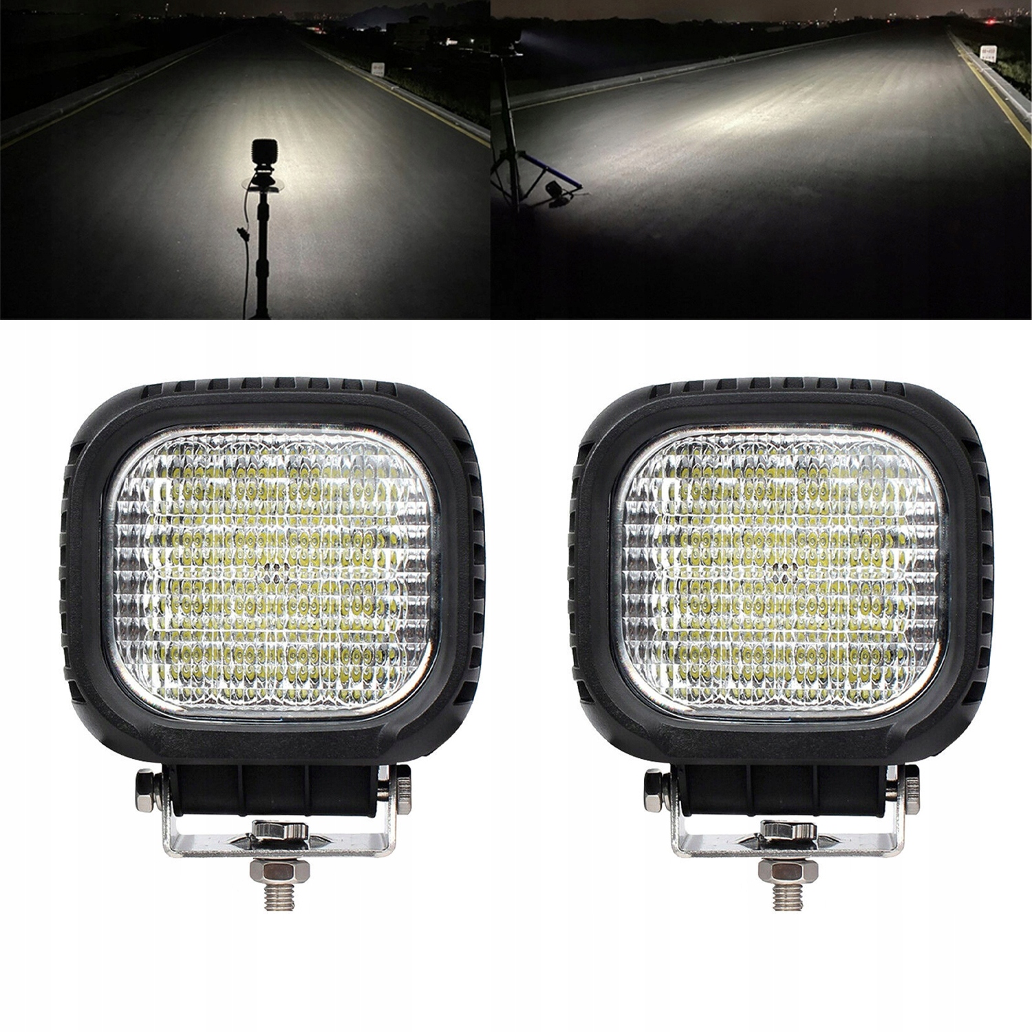 2x 48W Led pracovní světlomety Superjasná pracovní lampa Reflektory