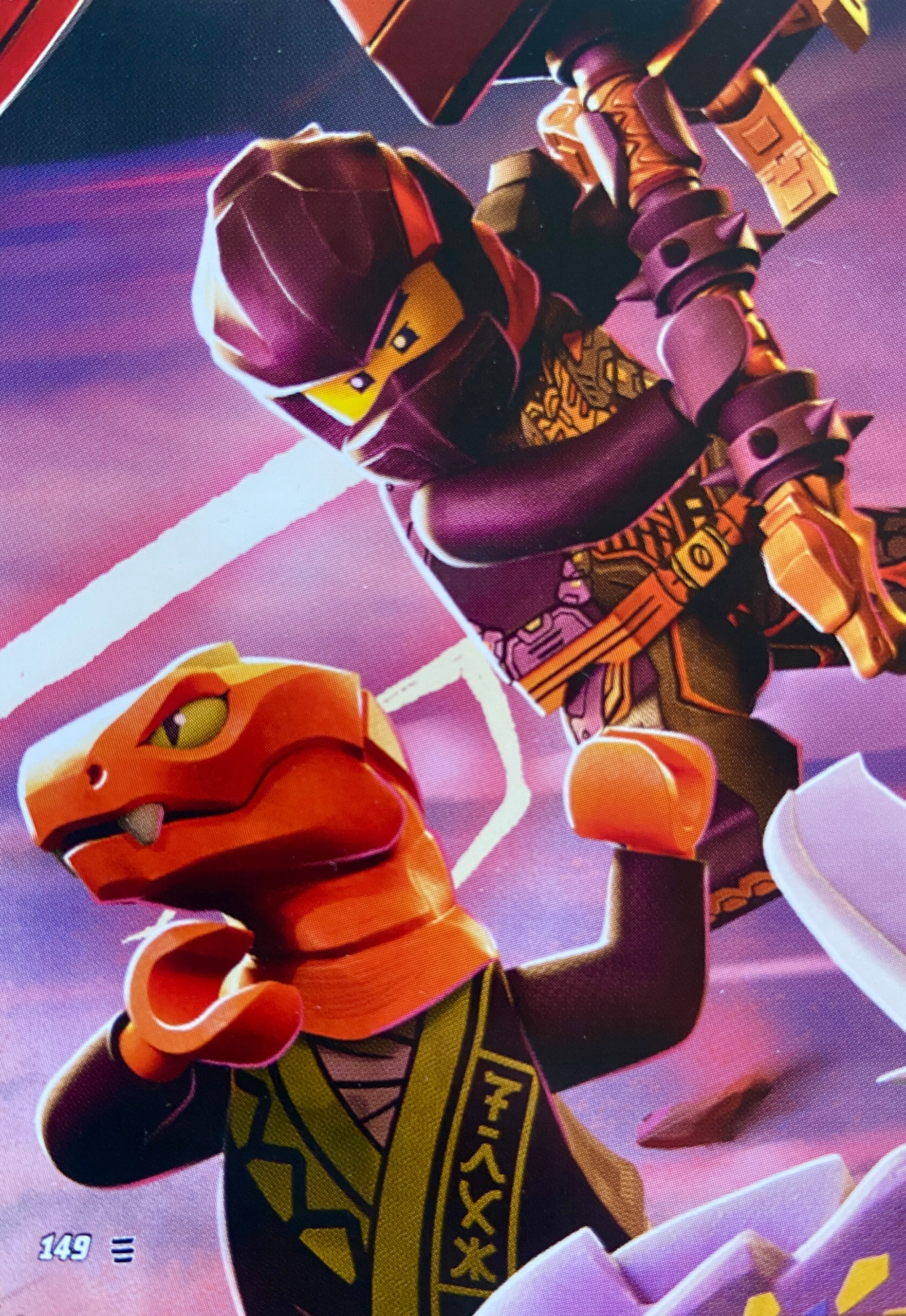 Lego Ninjago 2026 seria 11 Puzzle karta 149 Ostateczna Rozgrywka