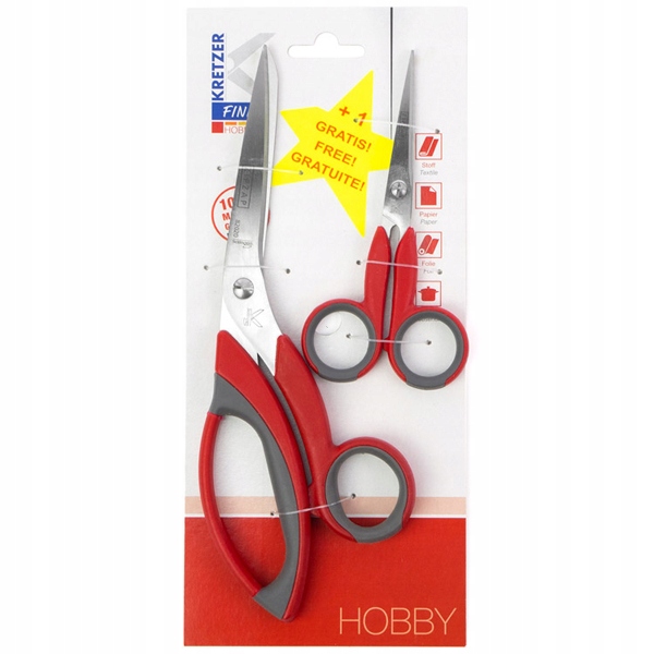 Krejčovské nůžky Kretzer německé sada nůžek 2 páry 20 cm 13 cm