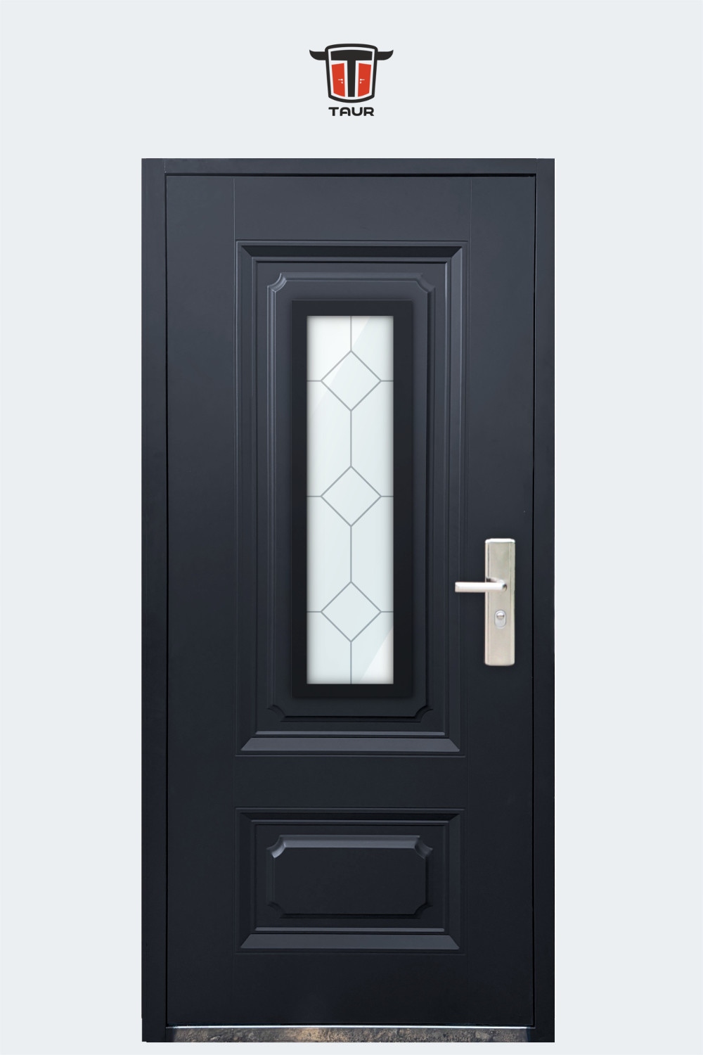 GRUBE DRZWI ZEWNĘTRZNE WEJŚCIOWE VICTORIA 90' Kod producenta VICTORIA - witraż