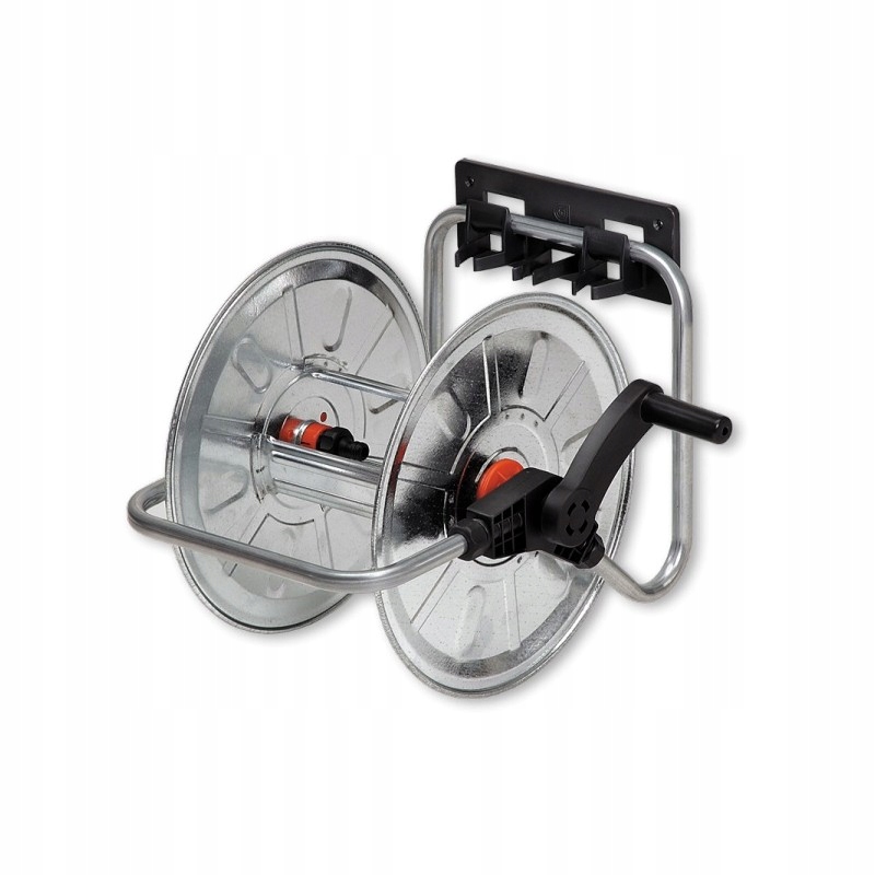 2x nástěnný přenosný buben na hadice 1/2'' 50 m Zincato Bradas 0021
