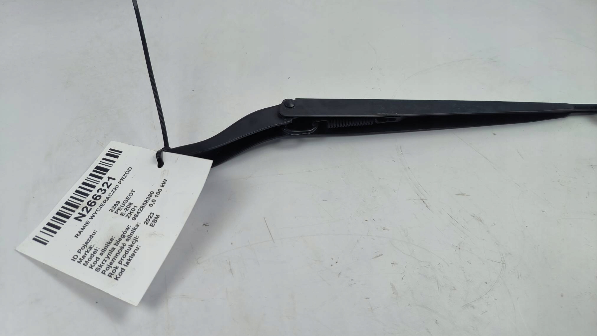 wiper arm front PEUGEOT E-208