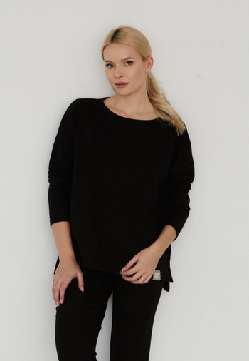 Pruhovaná halenka s rukávem Grenoble XL/XXL Mefemi