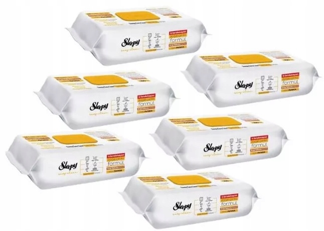 Mokre chusteczki do sprzątania Sleepy Easy Clean 100szt Zestaw 6 paczek