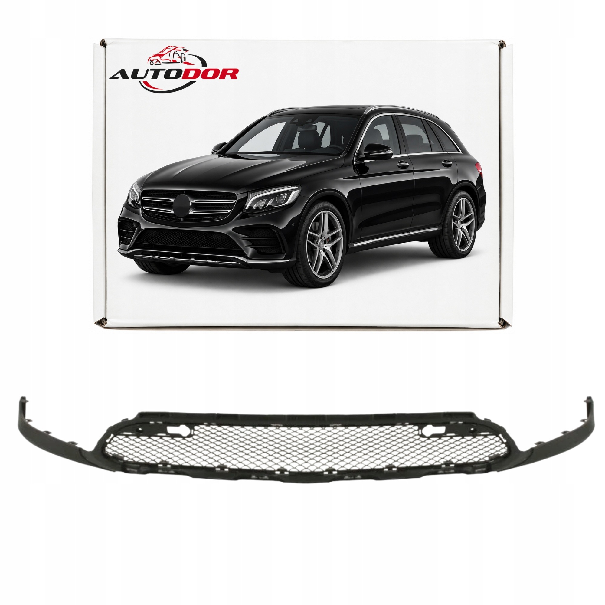 Mercedes Glc X253 2015-2019 Spodní Mřížka Nárazníku Spoileru A2538850565 Nová