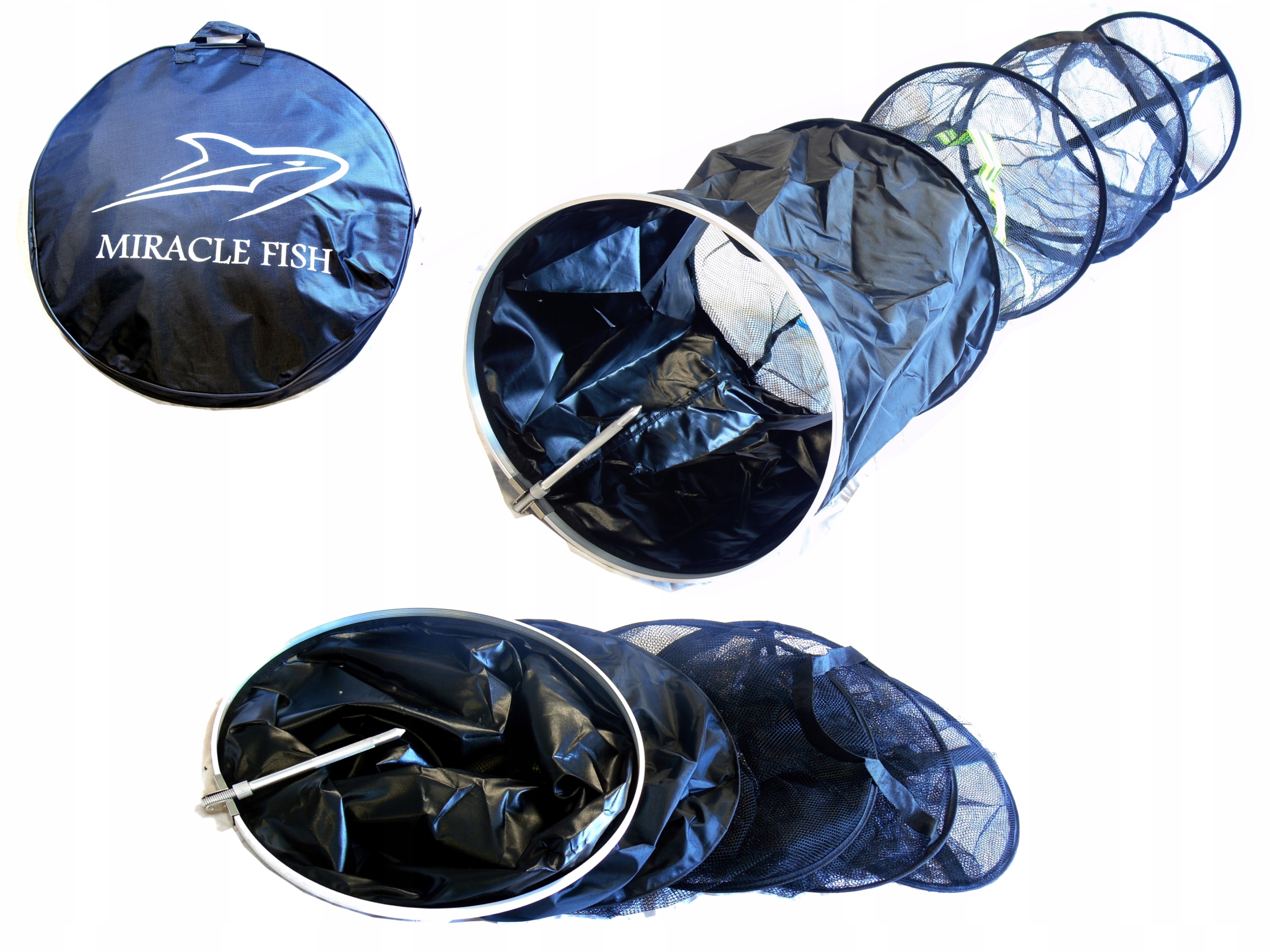 SIATKA WĘDKARSKA NA RYBY 40x250 + POKROWIEC