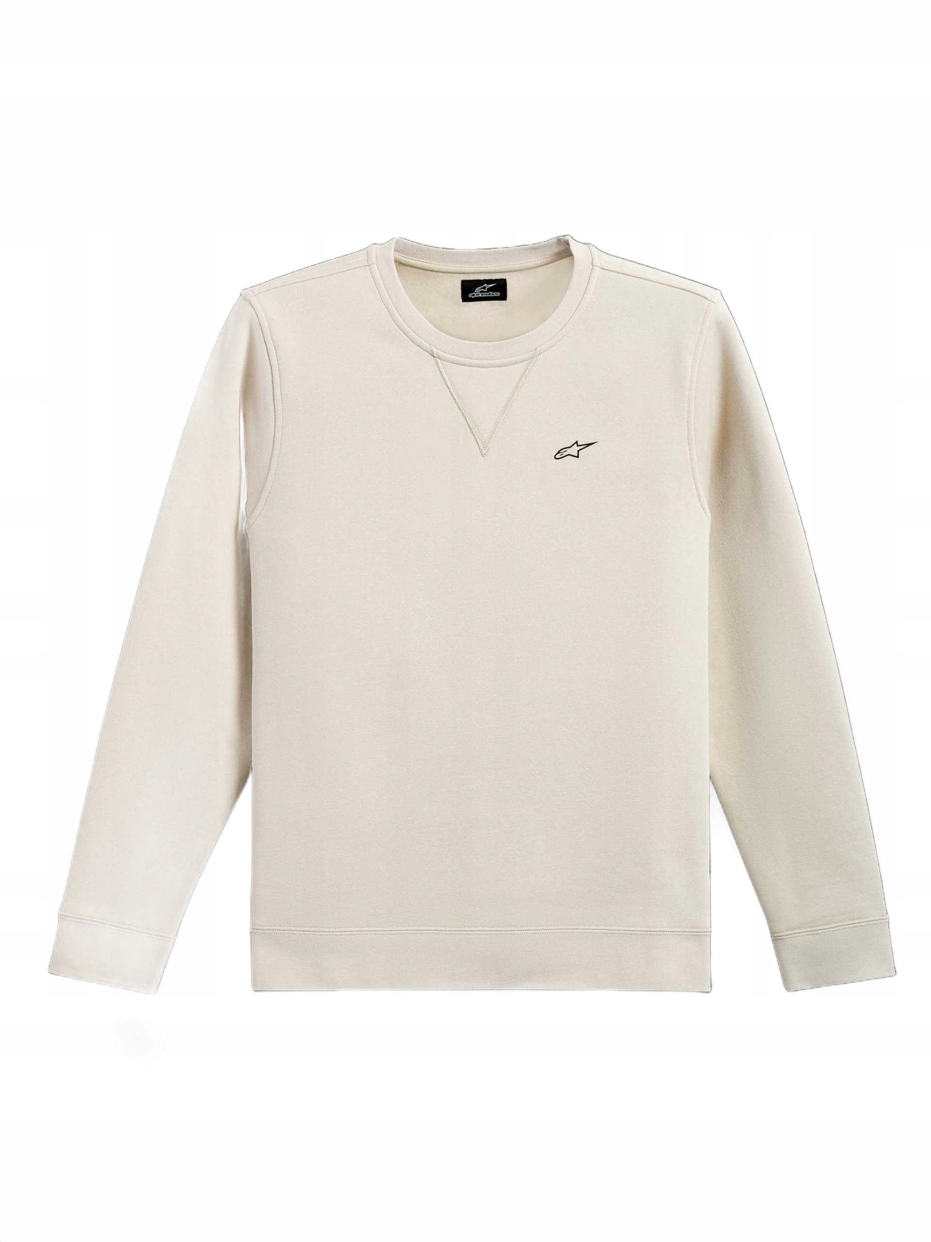 Ležérna Mikina Alpinestars Positive Crew White 2XL 1215-54200-204-XXL