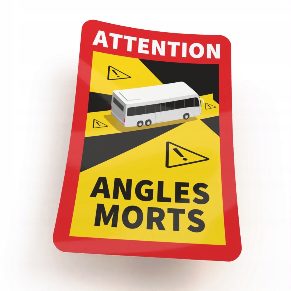 

Naklejka Angles Morts martwe pola Francja Autobus
