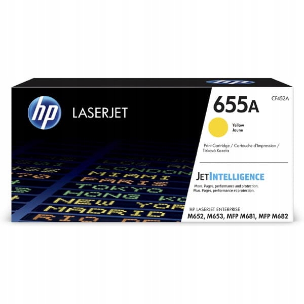 Toner Hp 655A CF452A Yellow M652 M653 10 500 stron