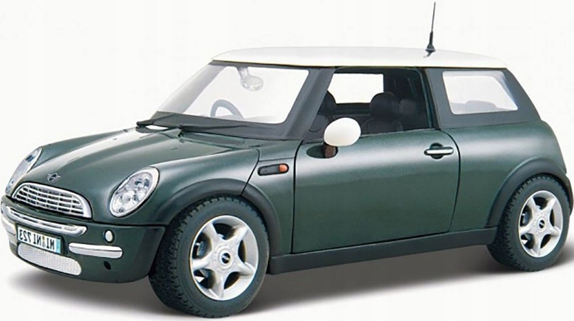Mini Cooper S zelený model 1:24 Maisto 31219