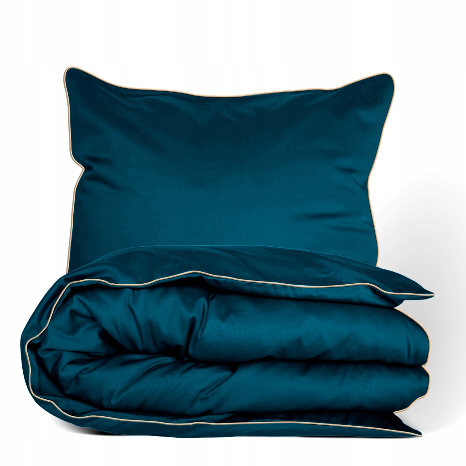 Posteľná Bielizeň 160x200 jednofarebná Gold Line Tyrkysová morská