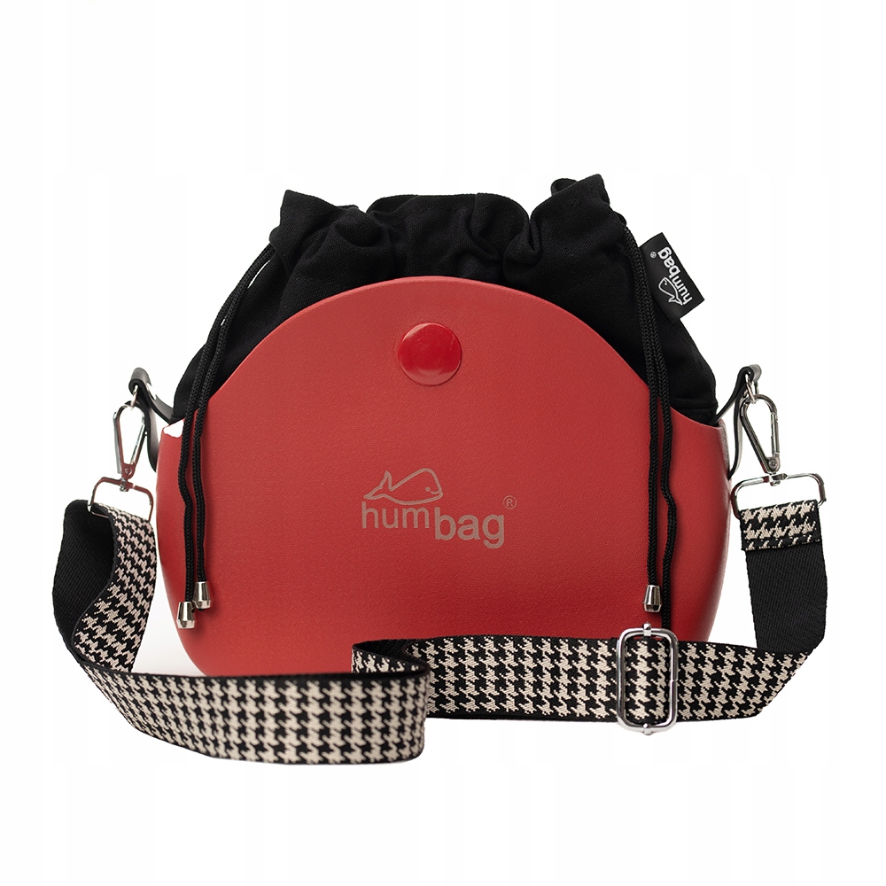Praktický červeno-černý Nákrčník Humbag Obag
